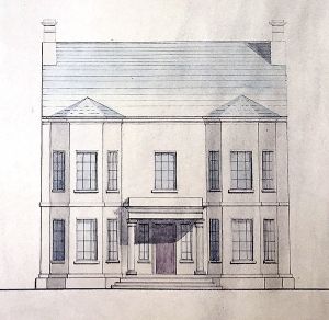 Antrim Arms Hotel Front Elevation c1835