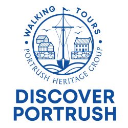 Discover Portrush Guided Walking Tours Logo (White)